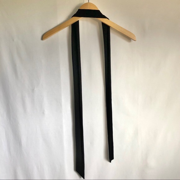 WHBM Black natural waist sleeveless dress - Picture 7 of 11